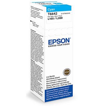 ������� Epson L100/110/200/210/300/355 (Epson) (T66424A), cyan, 70��.