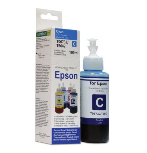 ������� Epson L-����� (Hameleon Ink, Revcol), cyan, 100��.