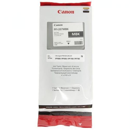 �������� Canon PFI-207MBk - iPF680/685/780/785 ������� ������ (300 ��.)*