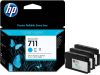 �������� HP (711) CZ134A  - Designjet T520/T120 ������� (3 ��. �� 29 ��.)*