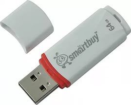  64 Gb, USB 2.0 SmartBuy Crown, 
