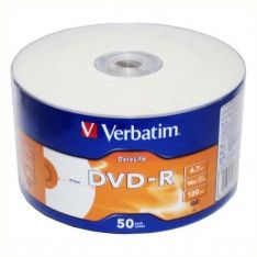  DVD-R  50 . Verbatim  4.7, 16x,  Ink Print Professional Cake Box (43744)*